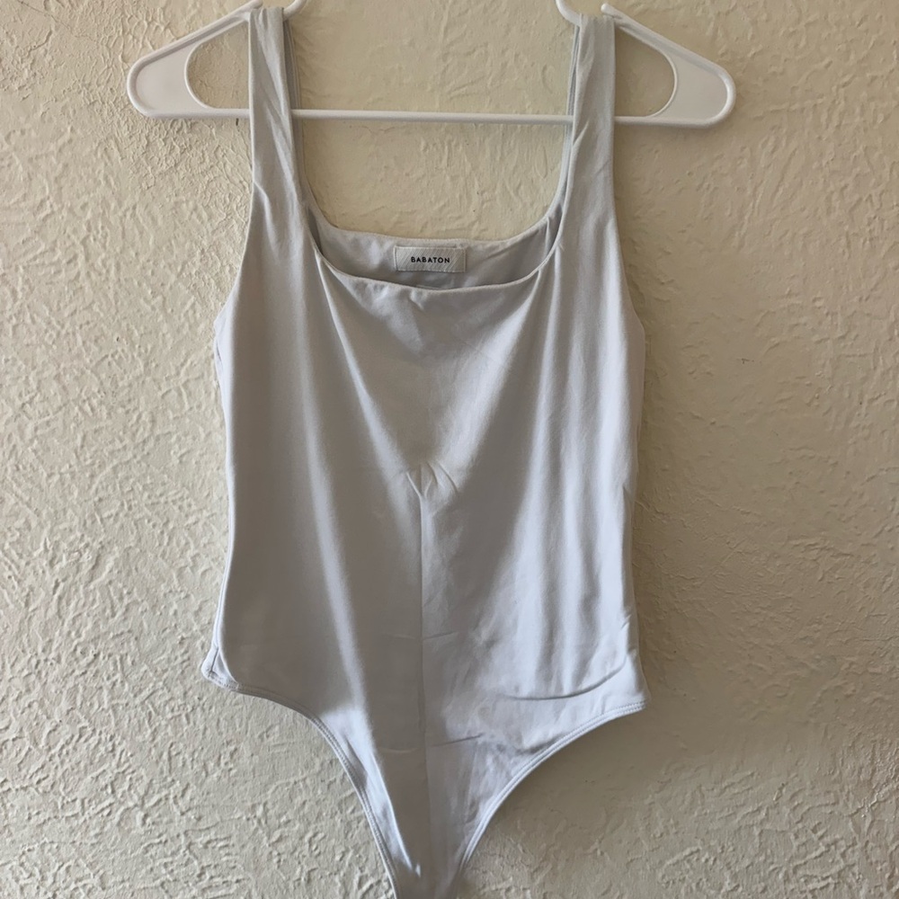 Babaton Soft white bodysuit